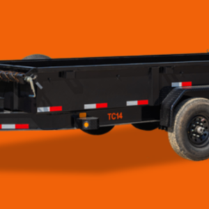 Orange Line 14 ft. Low Profile Dump Trailer